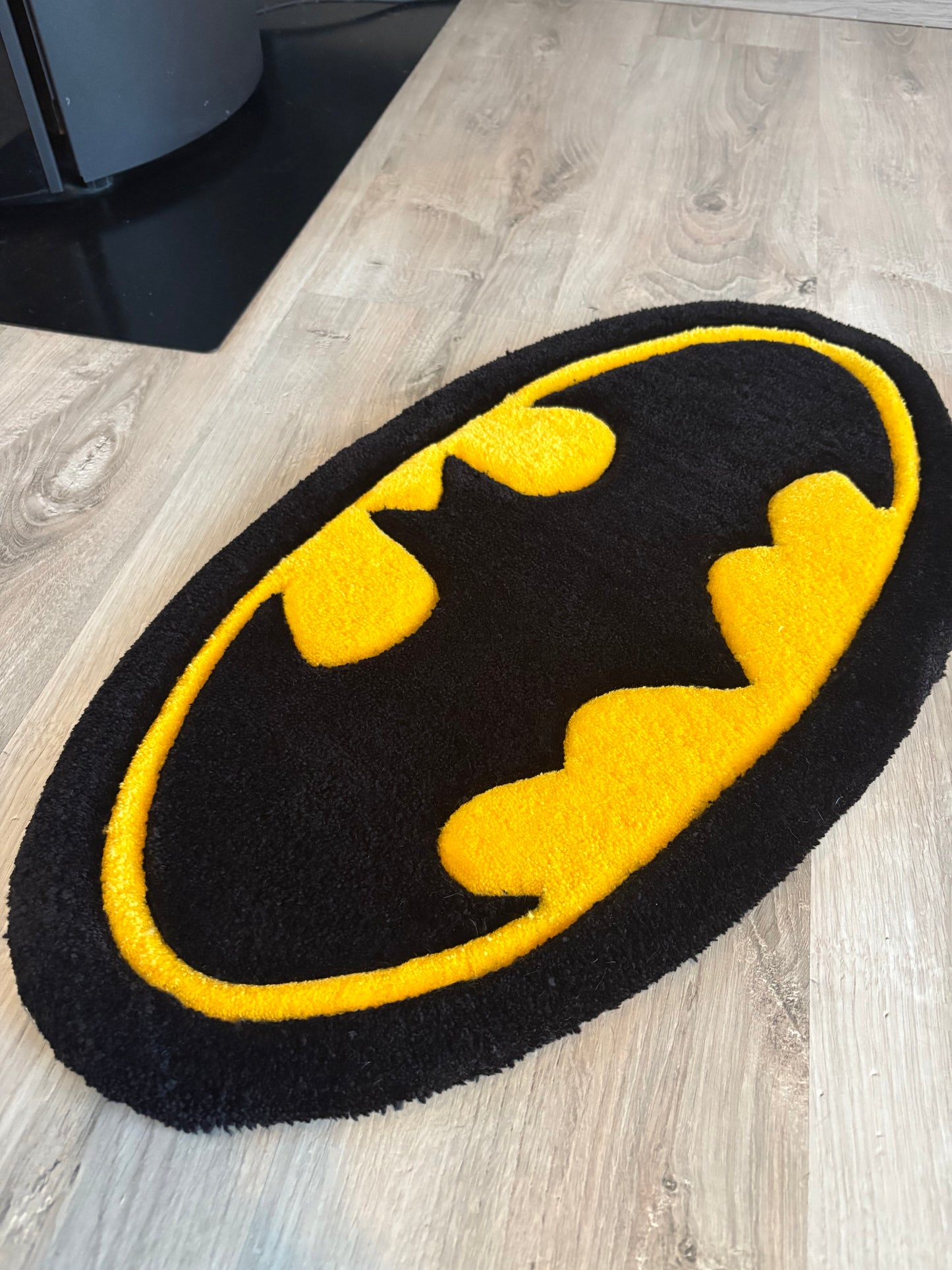 Tapis Batman (100% fait main) 30x65cm Tufting/Rug
