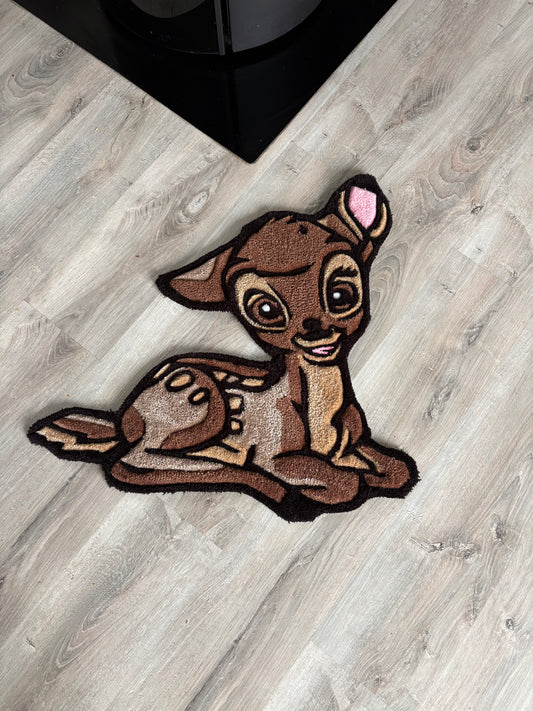 Tapis Bambi (100% fait main) Tufting/Rug 70x70cm