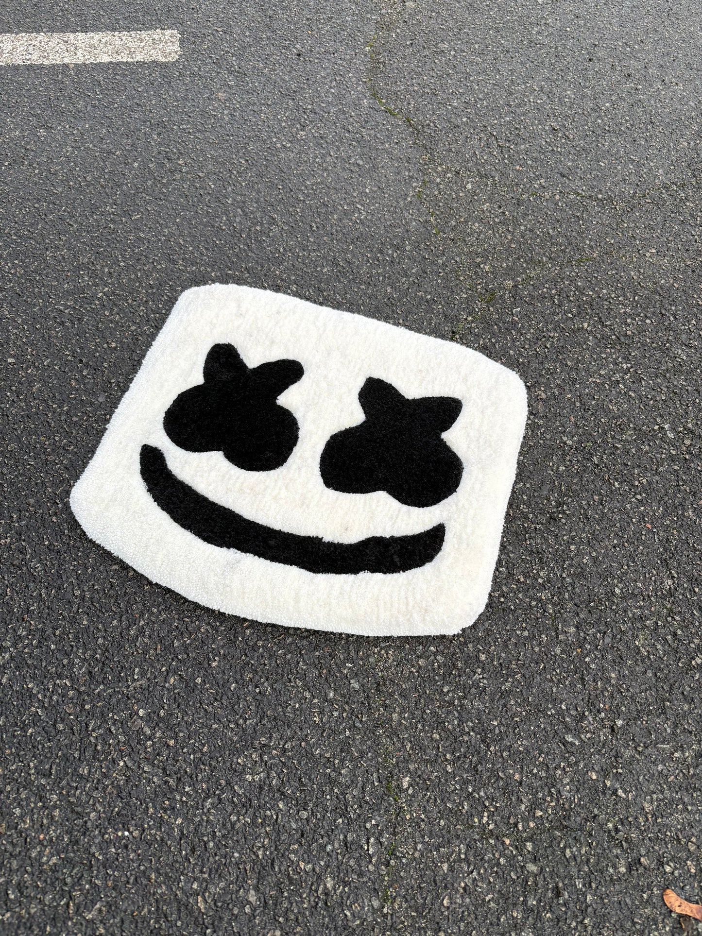 Tapis Marshmallow (100% fait main) 50x50 Tufting/Rug