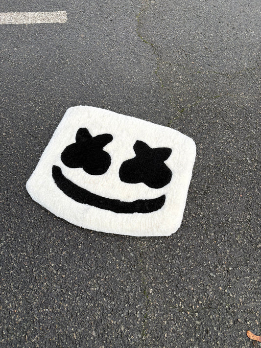 Tapis Marshmallow (100% fait main) 50x50 Tufting/Rug