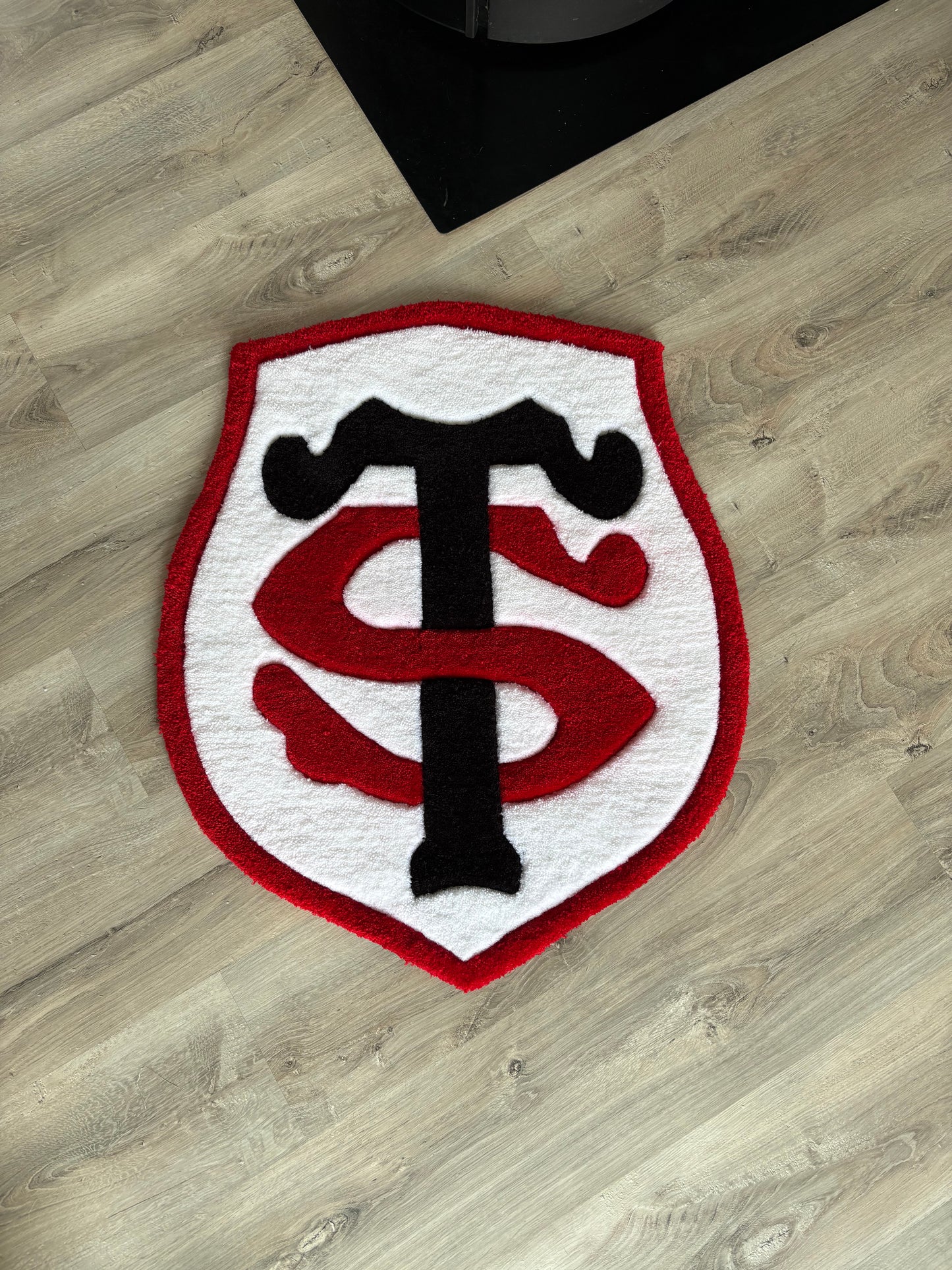 Tapis Stade Toulousain 70x50cm (100% fait main)  Tufting/Rug