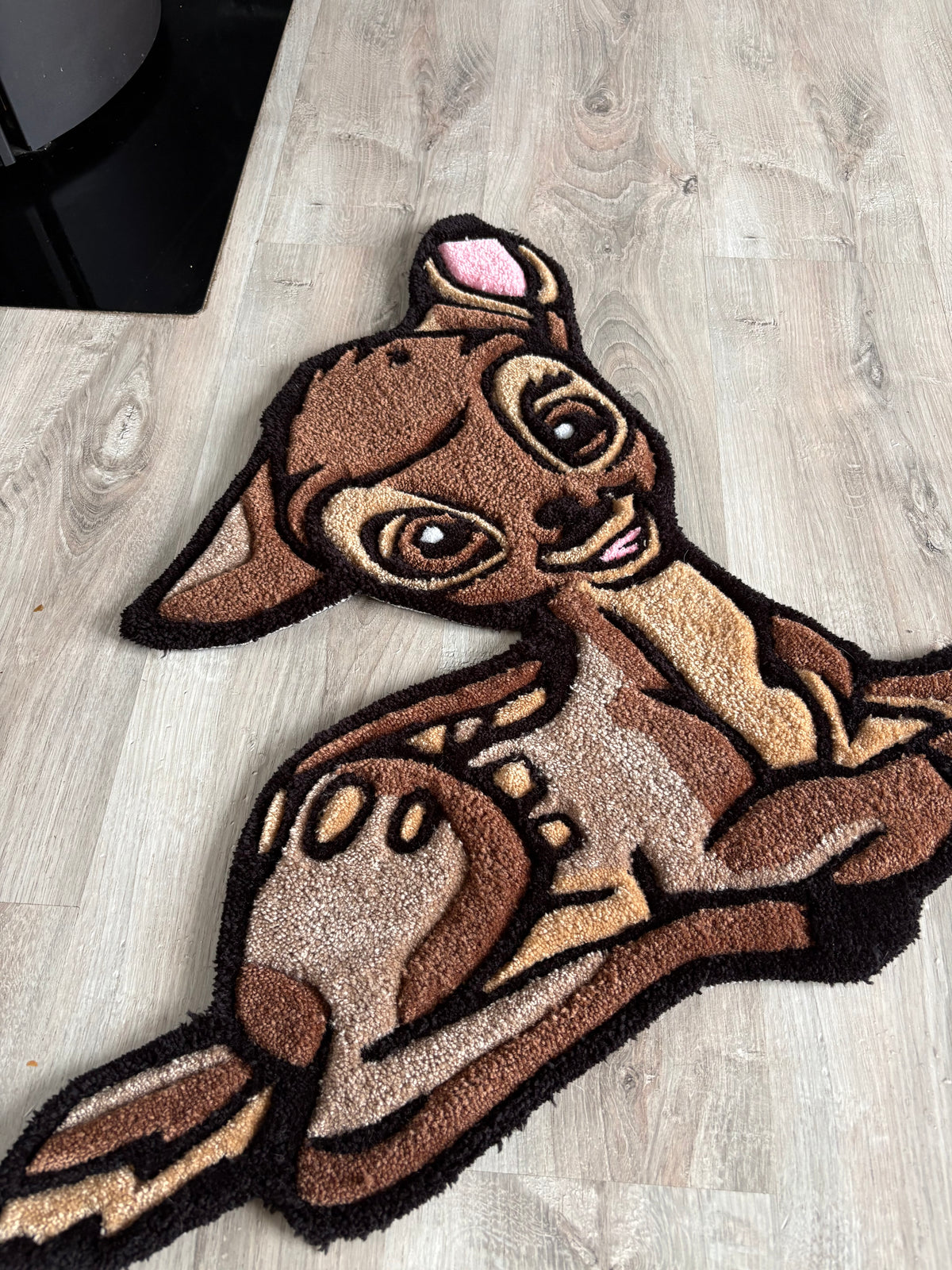 Tapis Bambi (100% fait main) Tufting/Rug 70x70cm