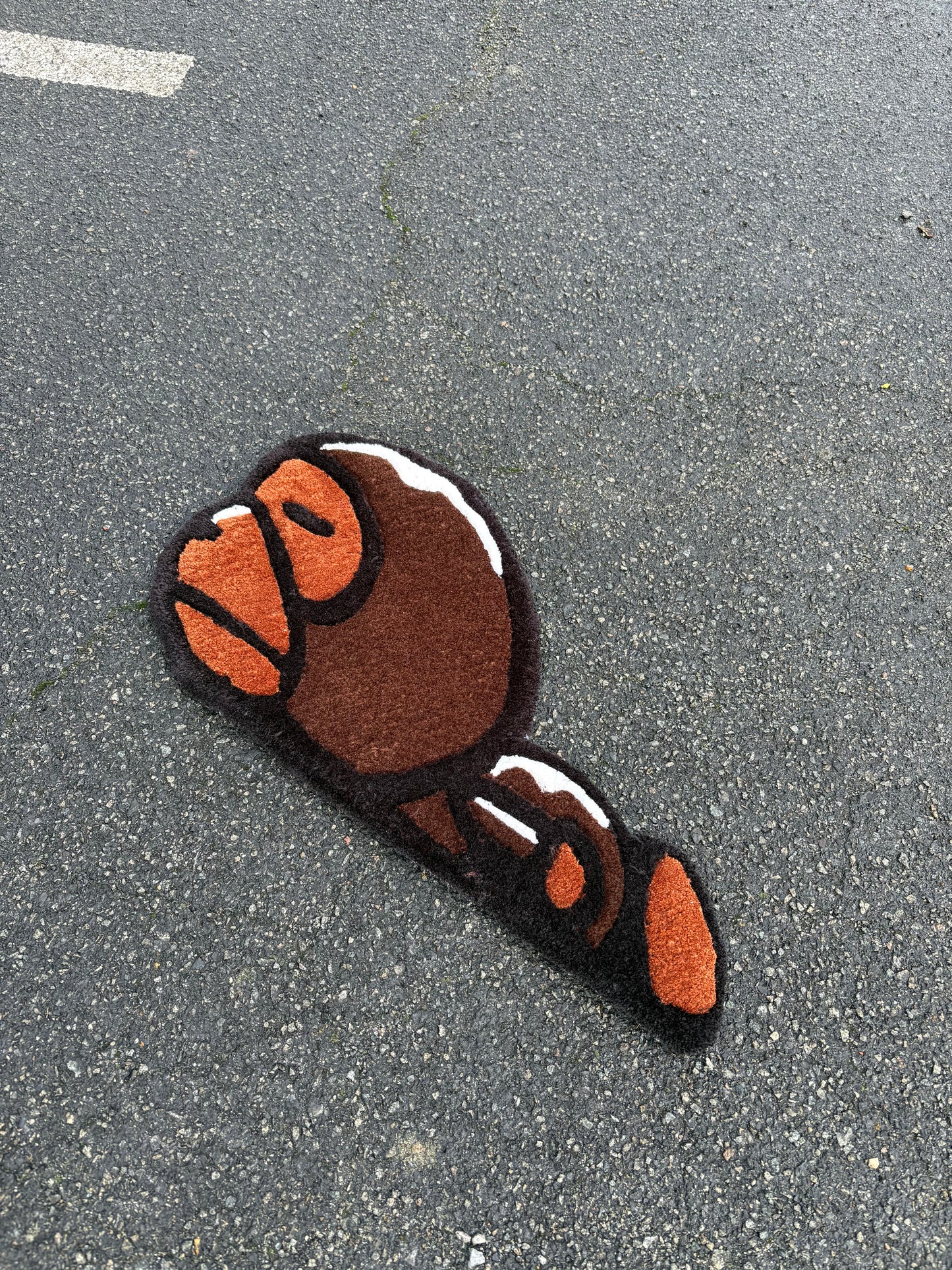 Tapis Baby Milo (100% fait main) 70x35cm Tufting/Rug