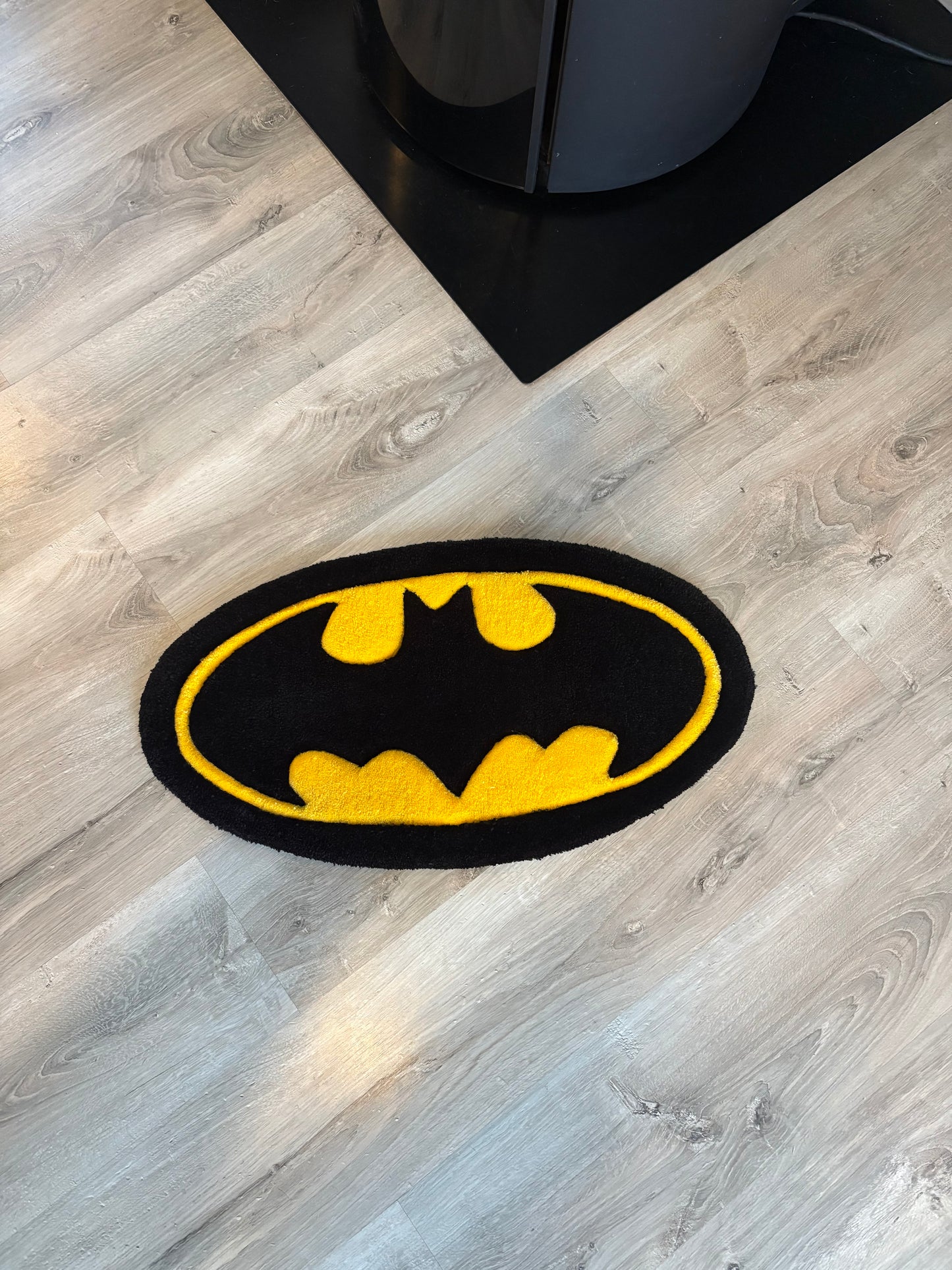 Tapis Batman (100% fait main) 30x65cm Tufting/Rug