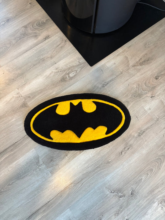 Tapis Batman (100% fait main) 30x65cm Tufting/Rug