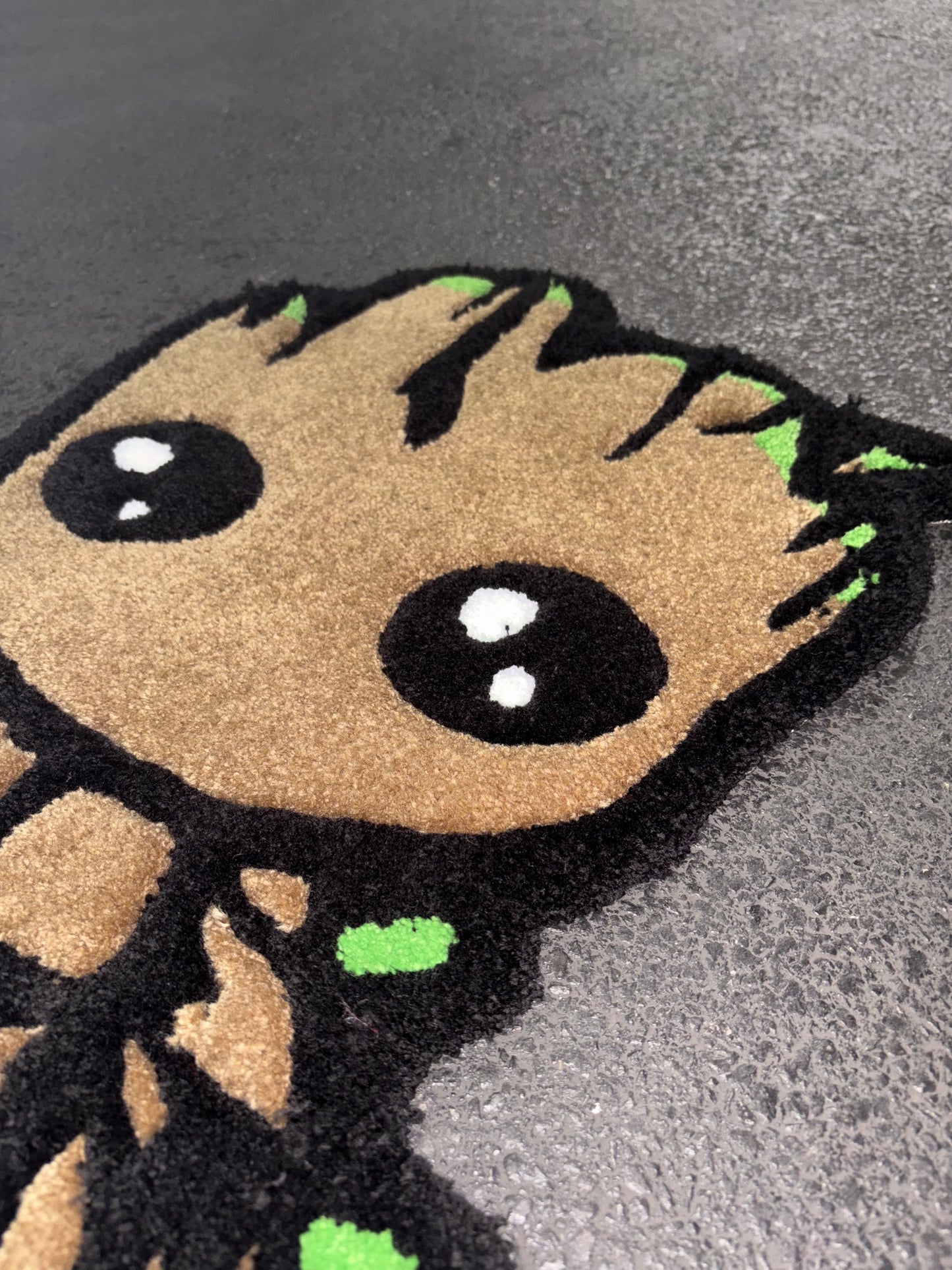 Tapis Groot (100% fait main) 70x45cm Tufting/Rug