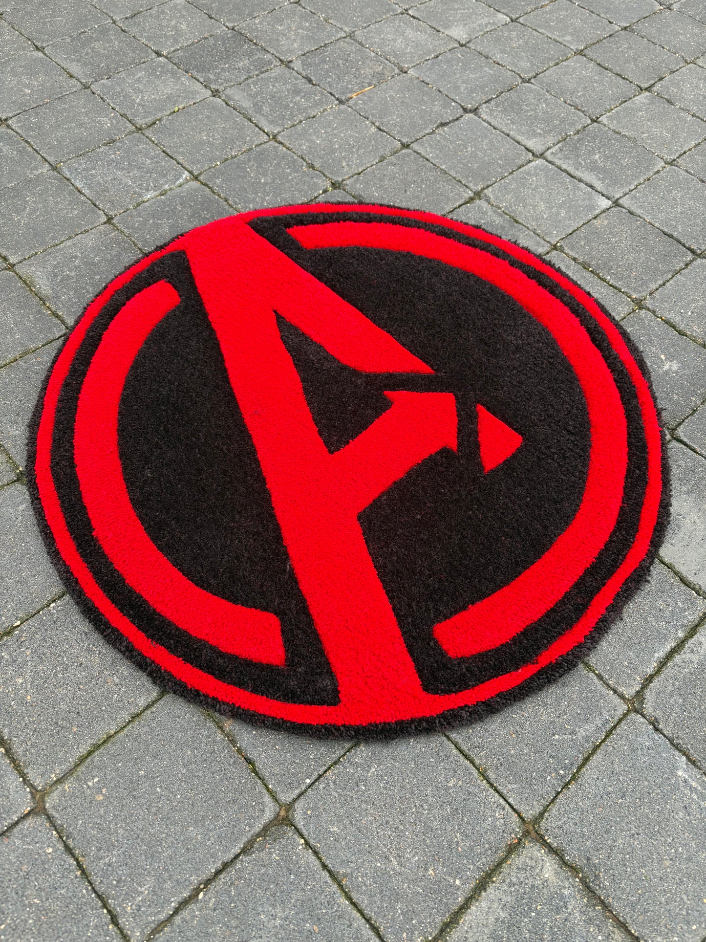 Tapis Avengers (100% fait main) 70x70cm Tufting/Rug