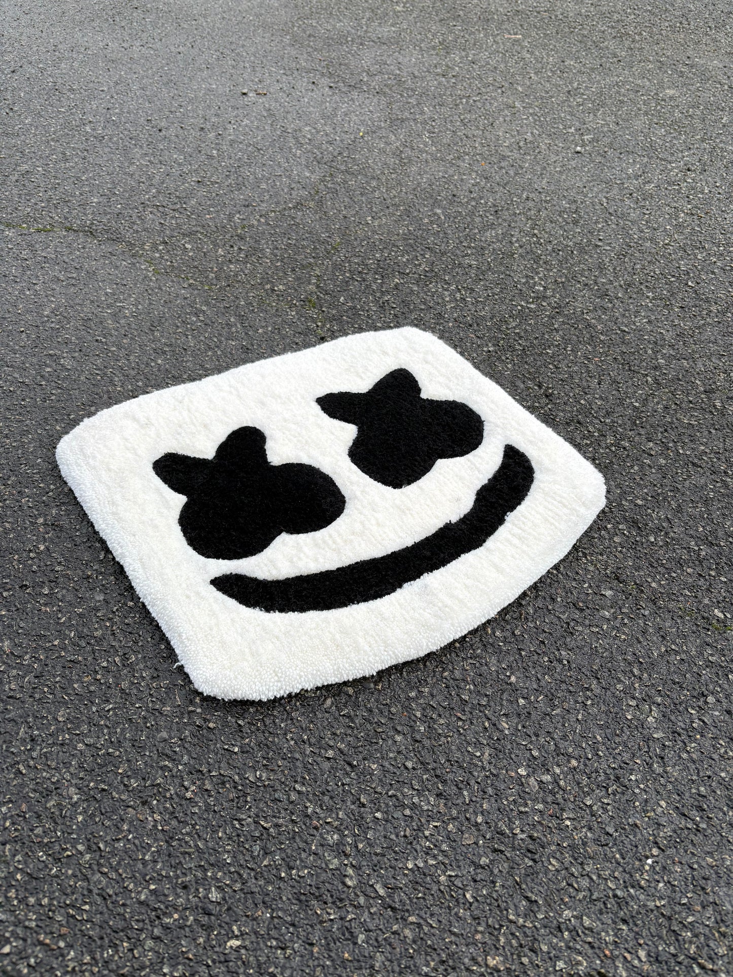 Tapis Marshmallow (100% fait main) 50x50 Tufting/Rug