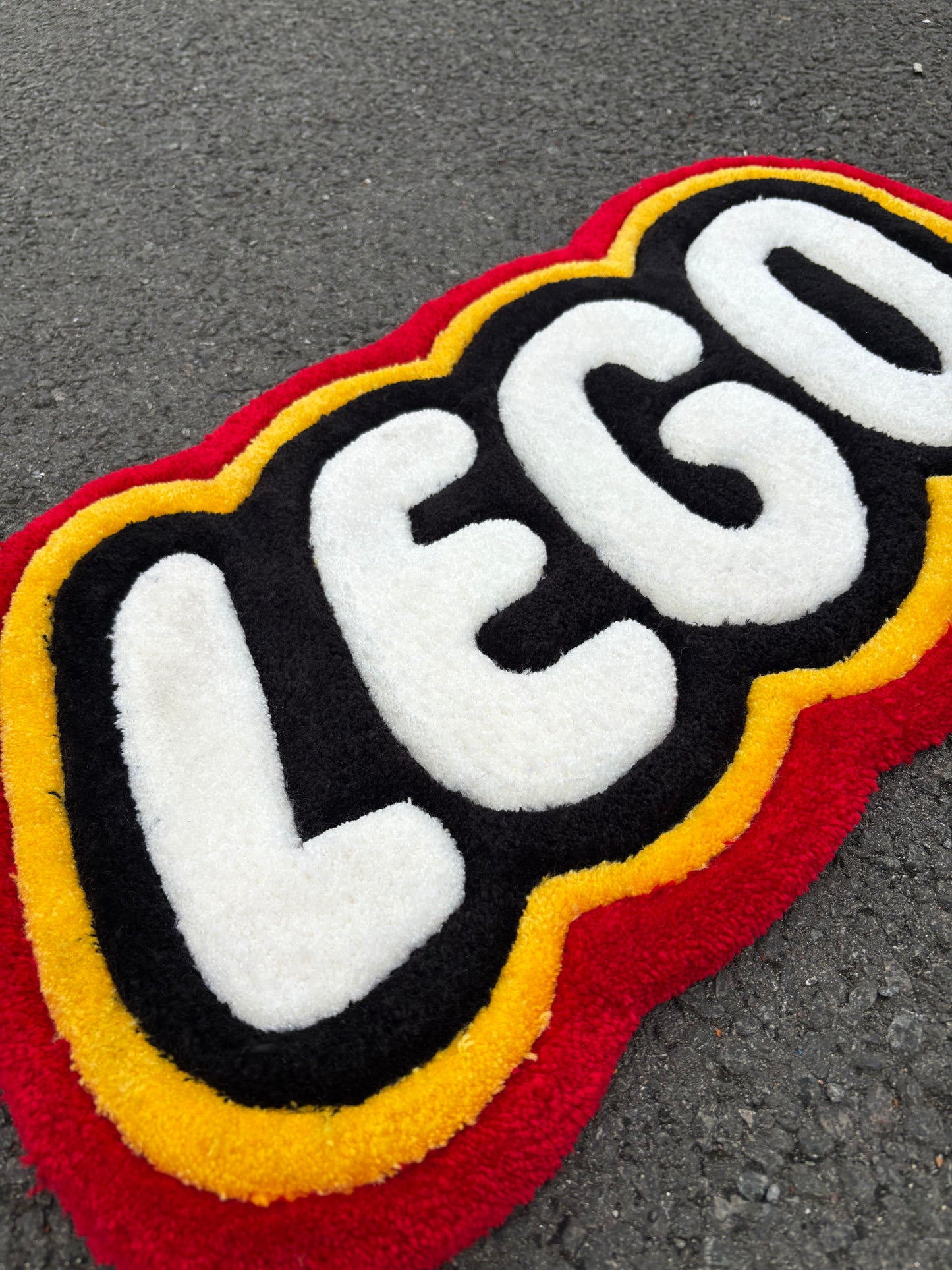 Tapis Lego (100% fait main) 70x45cm Tufting/Rug