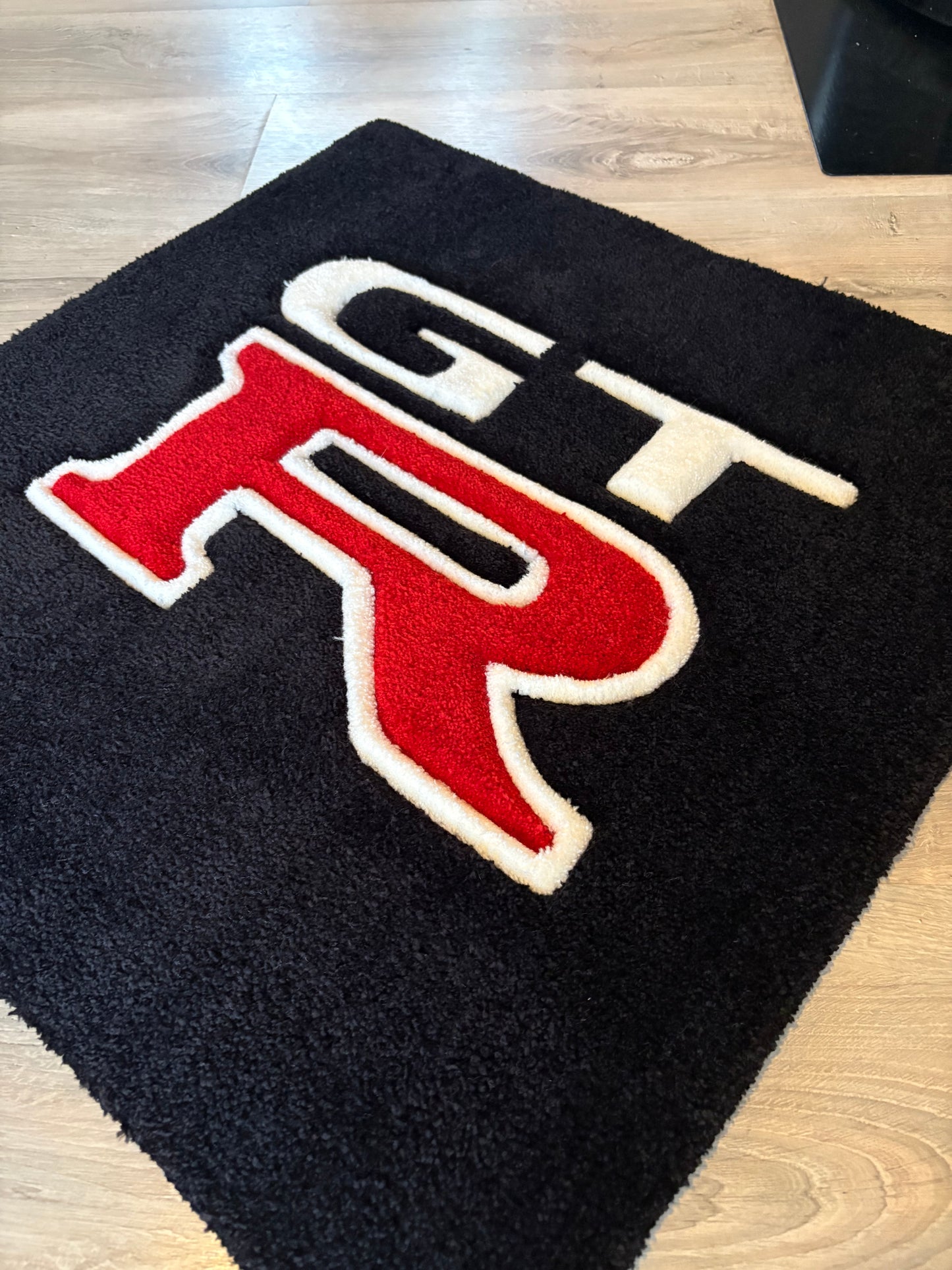 Tapis GT-R/Nissan (100% fait main) 65x65cm Tufting/Rug