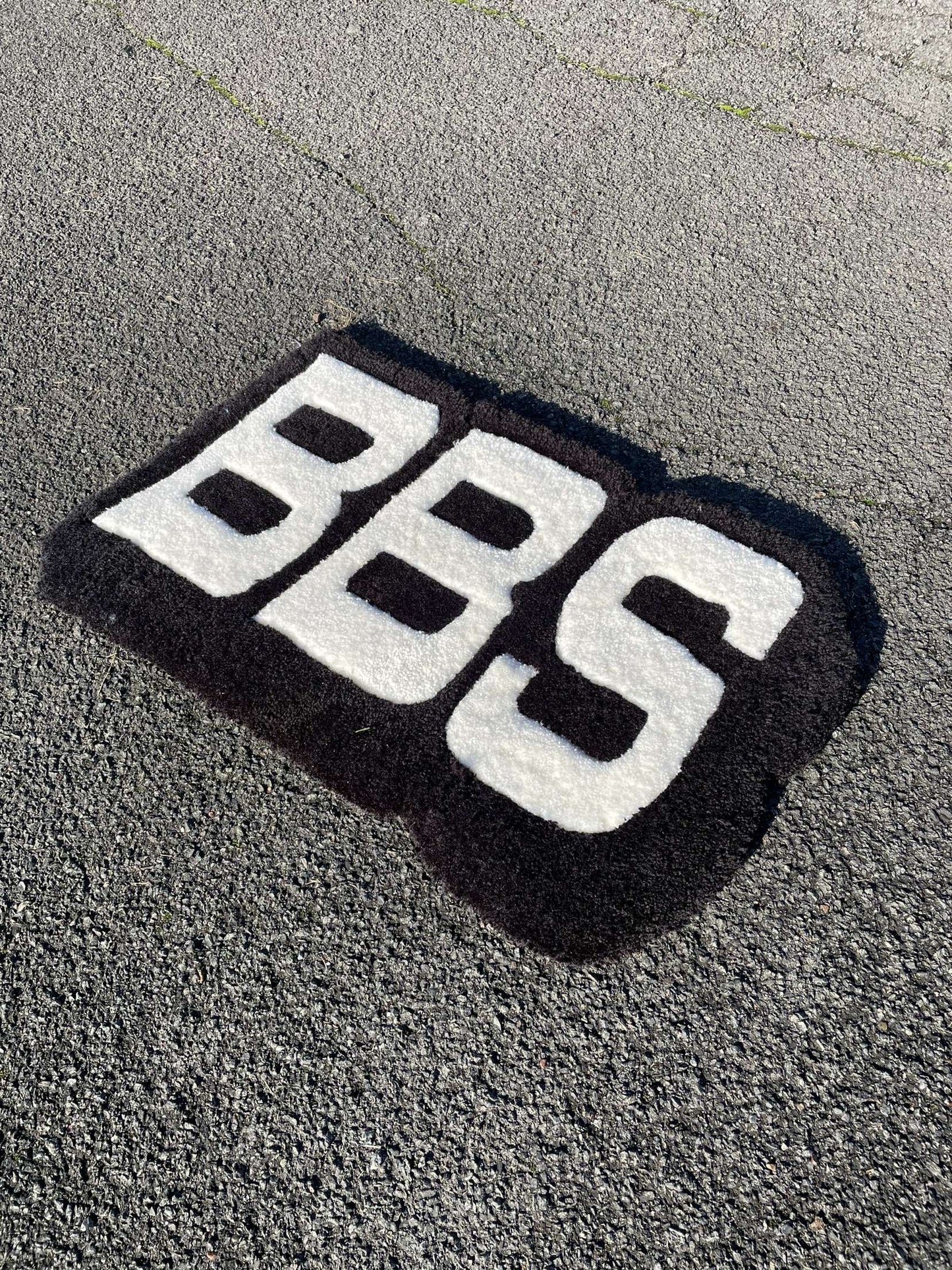 BBS Tapis Tufté (100% fait main) 55x40cm Tufting/Rug