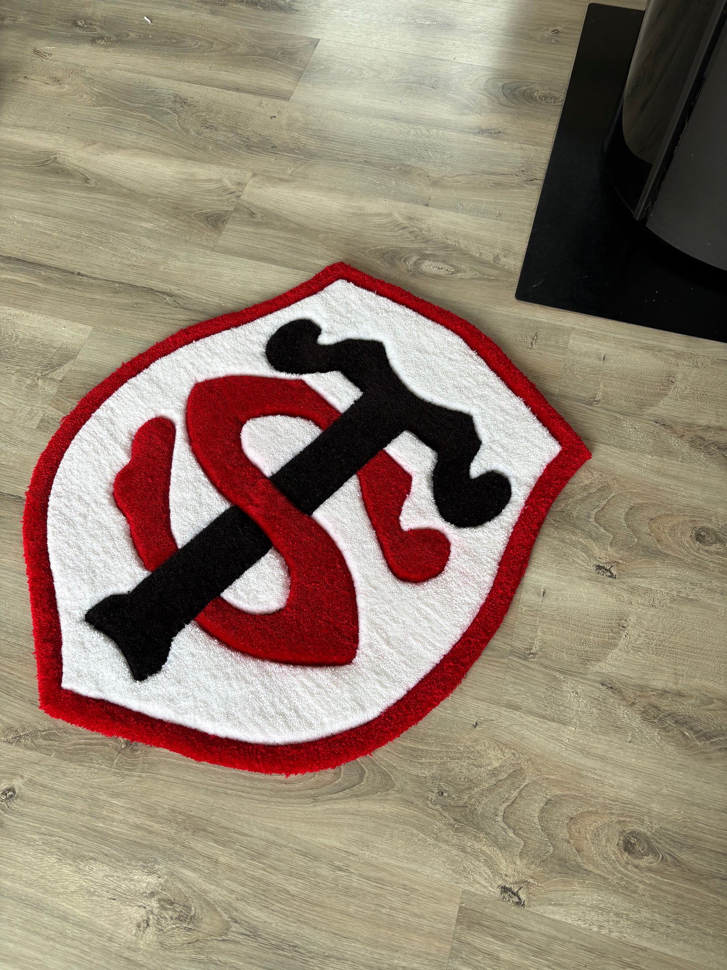 Tapis Stade Toulousain 70x50cm (100% fait main)  Tufting/Rug