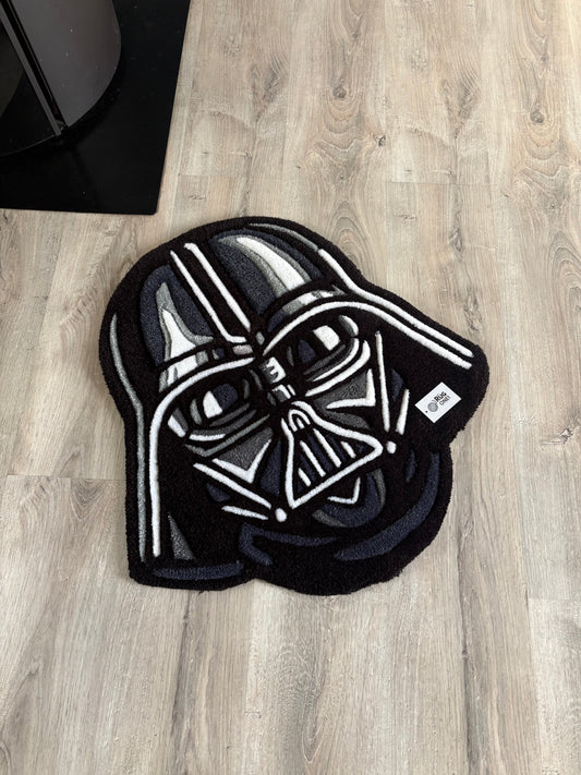 Tapis Dark Vador 70x65cm ( 100% fait main) Tufting/Rug