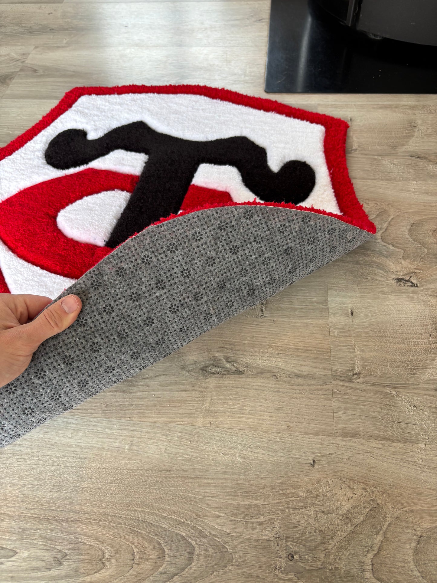 Tapis Stade Toulousain 70x50cm (100% fait main)  Tufting/Rug