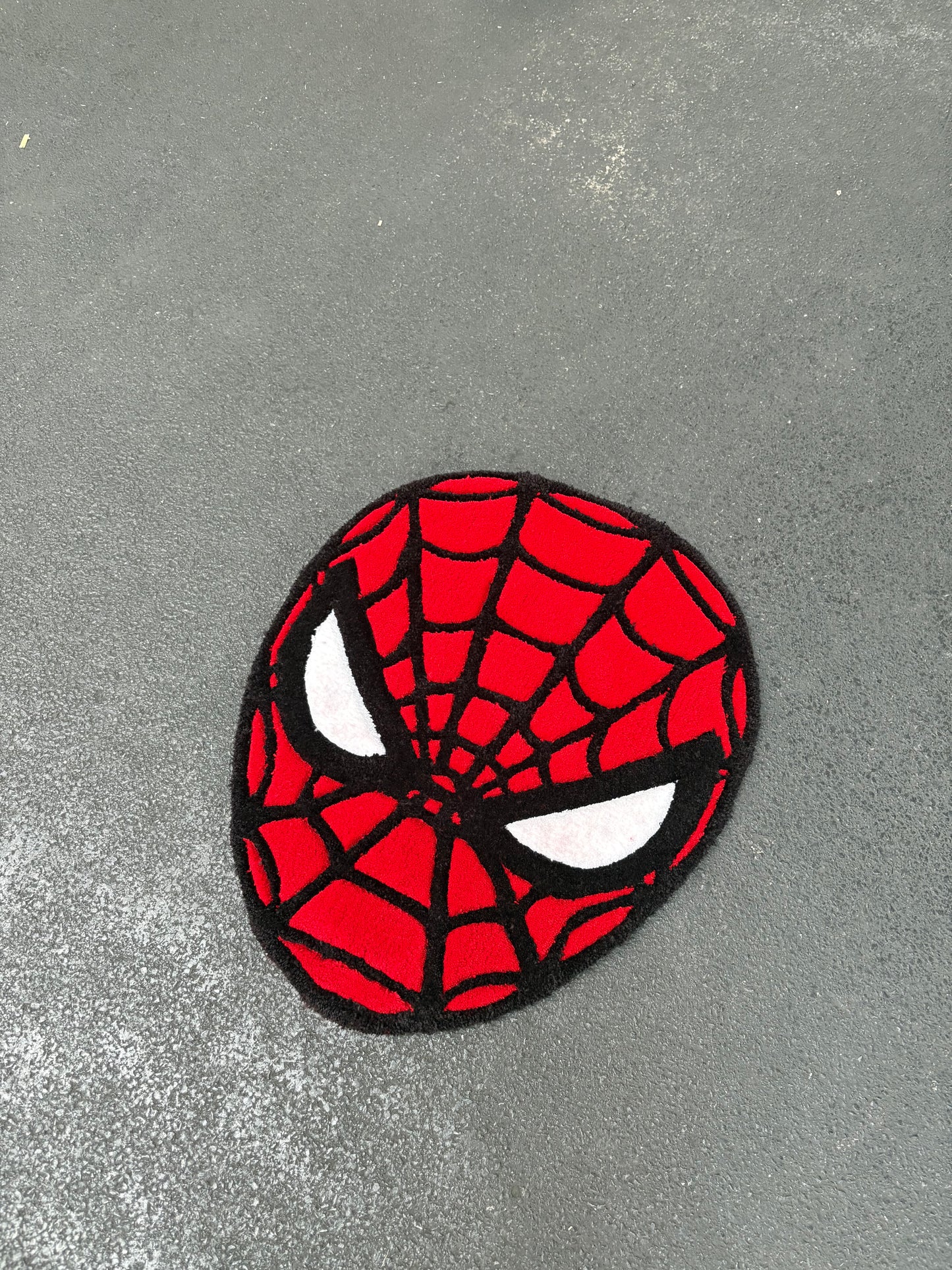 Tapis Spiderman (100% fait main) 75x55cm Tufting/Rug