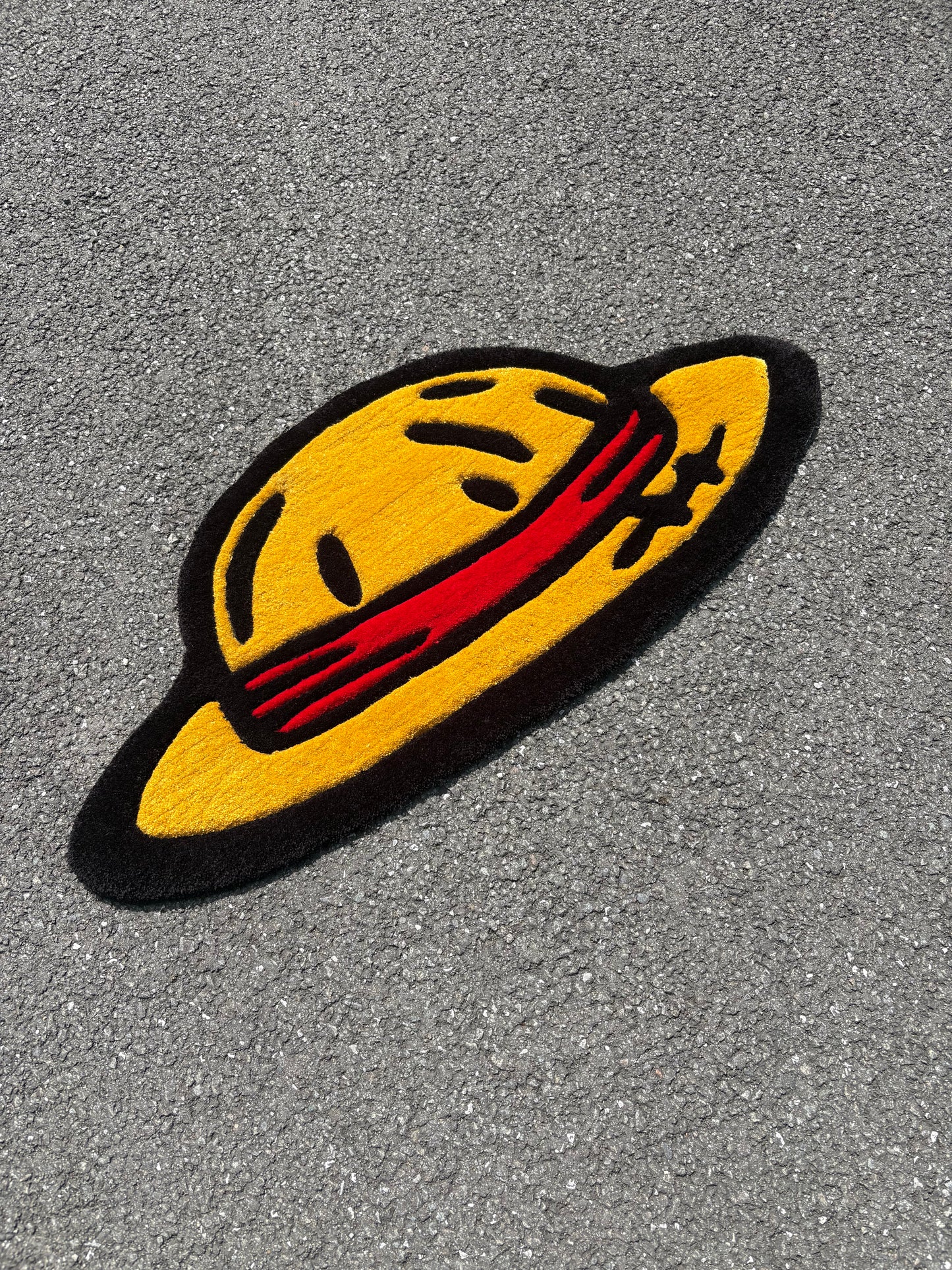 Tapis One Pièce/Luffy (100% fait main) 100x50cm Tufting/Rug