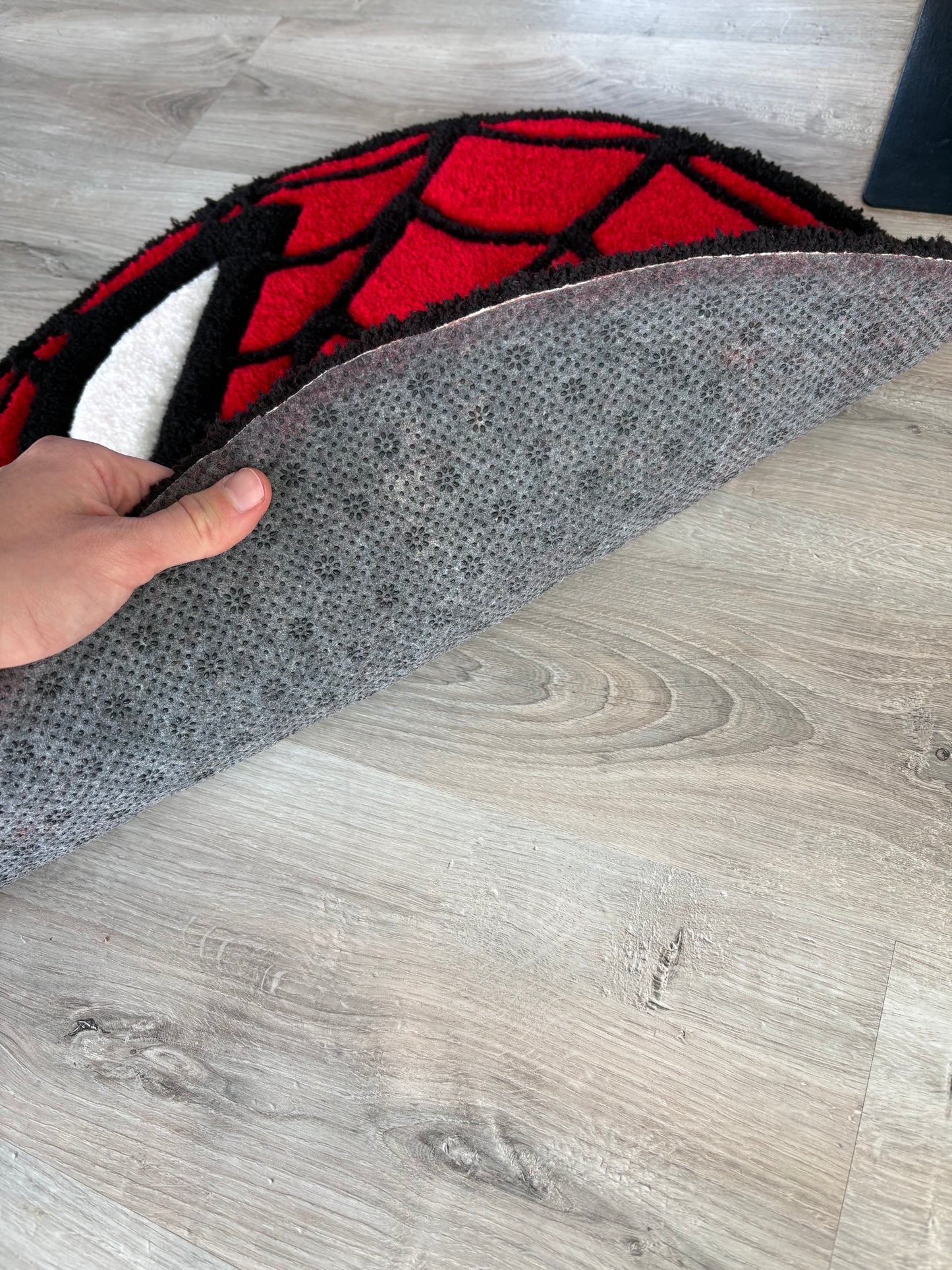 Tapis Spiderman (100% fait main) 75x55cm Tufting/Rug