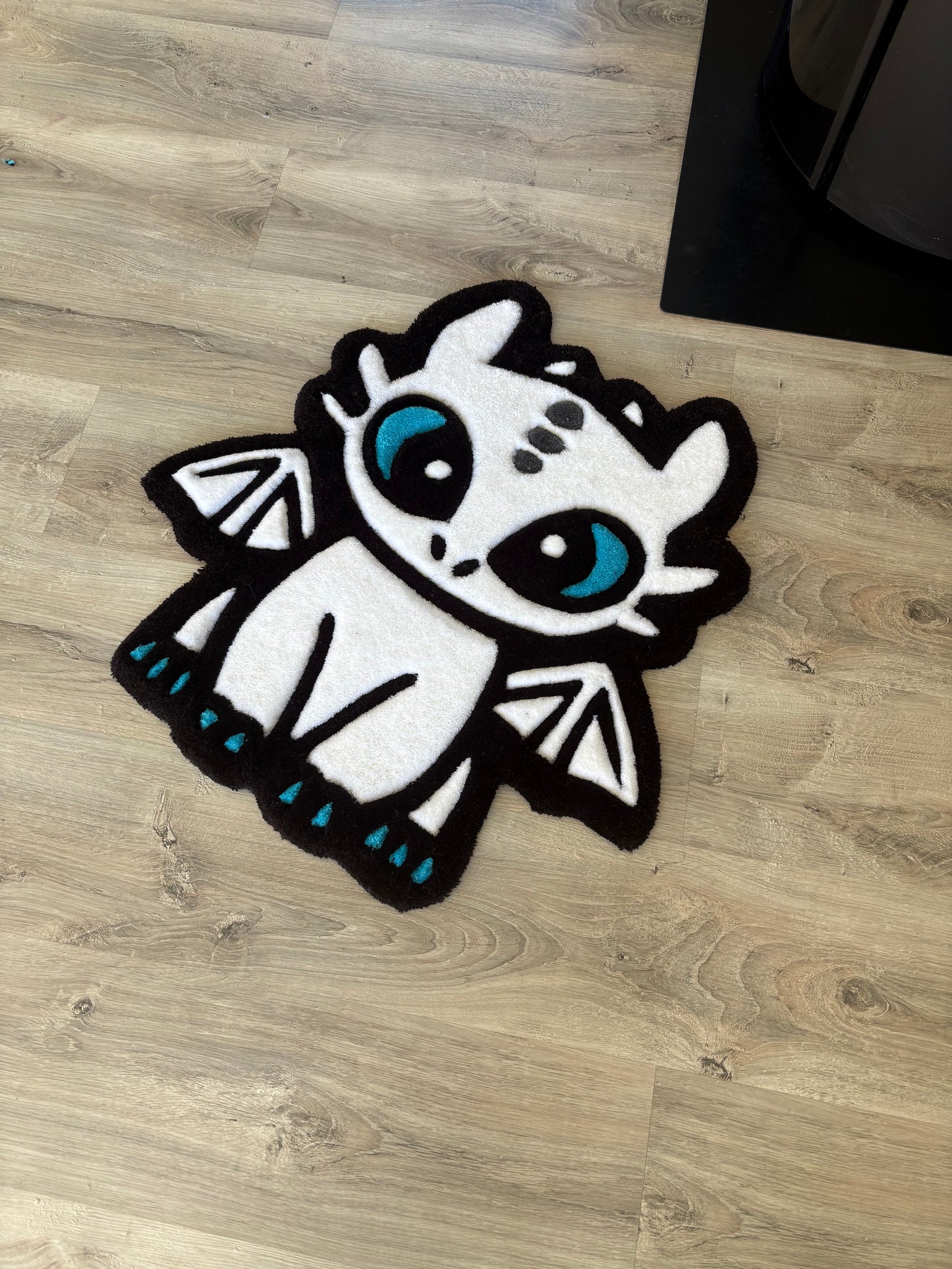 Tapis Fury/Krokmou (100% fait main) 70x65cm Tufting/Rug