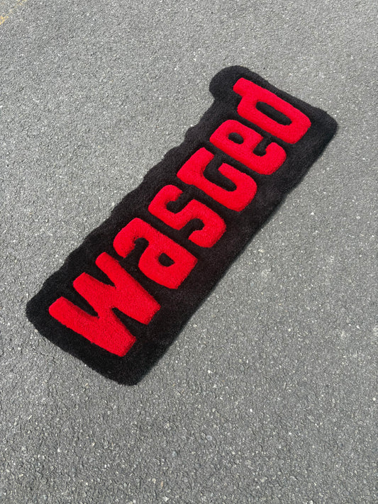 Tapis Wasted/GTA (100% fait main) 75x30cm Tufting/Rug