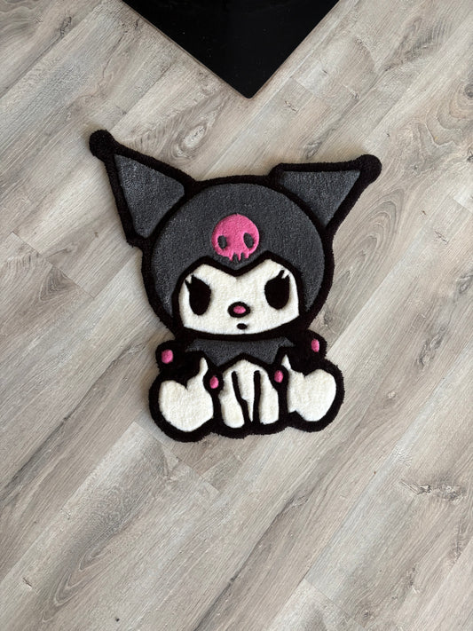 Tapis Kuromi (100% fait main) 65x45cm Tufting/Rug