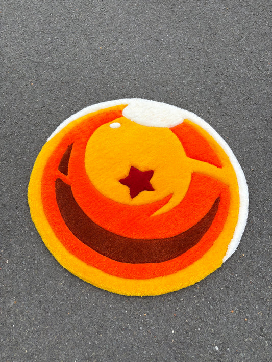 Tapis DBZ Boule de Cristal 1 (100% fait main) 70x70cm Tufting/Rug