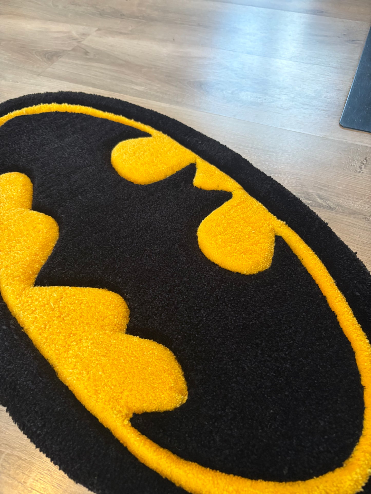 Tapis Batman (100% fait main) 30x65cm Tufting/Rug