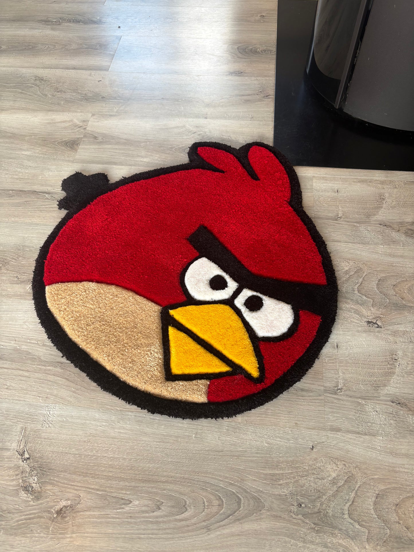 Tapis Angry Bird/Red (100% fait main) 70x70cm Tutfing/Rug