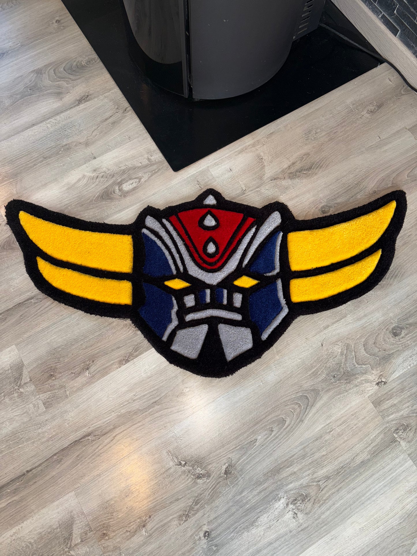 Tapis Goldorak (100% fait main) 120x55cm Tufting/Rug