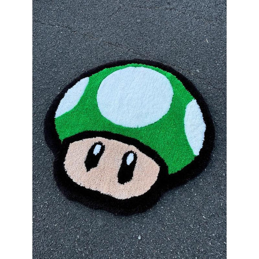 Tapis Toad Vert en Tapisserie - Modèle Tufteur Artisan