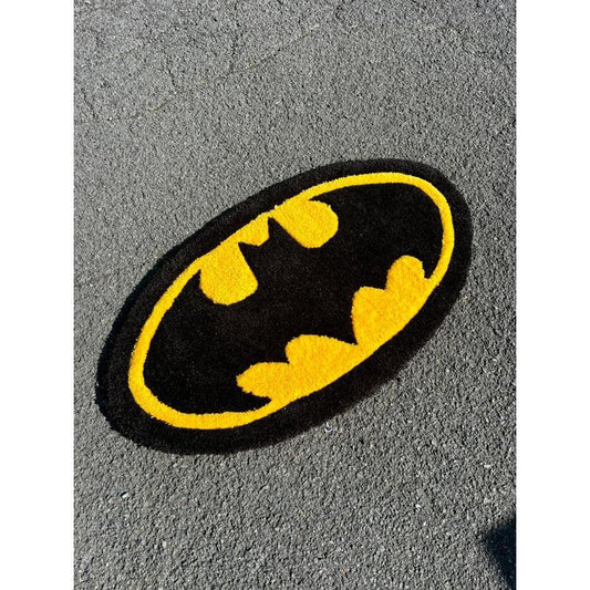 Tapis Batman (100% fait main) 30x65cm Tufting/Rug